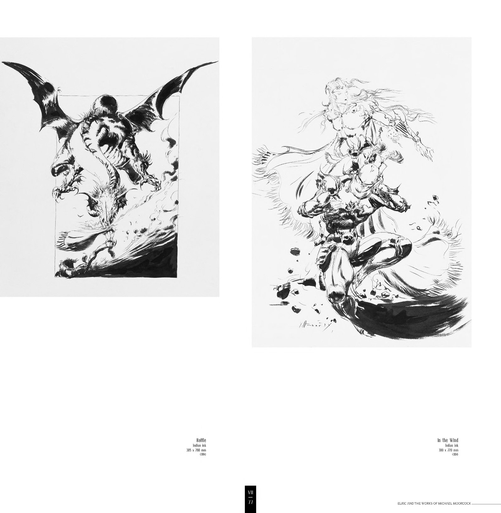 Yoshitaka Amano — The Wind and Battle — Worlds of Amano