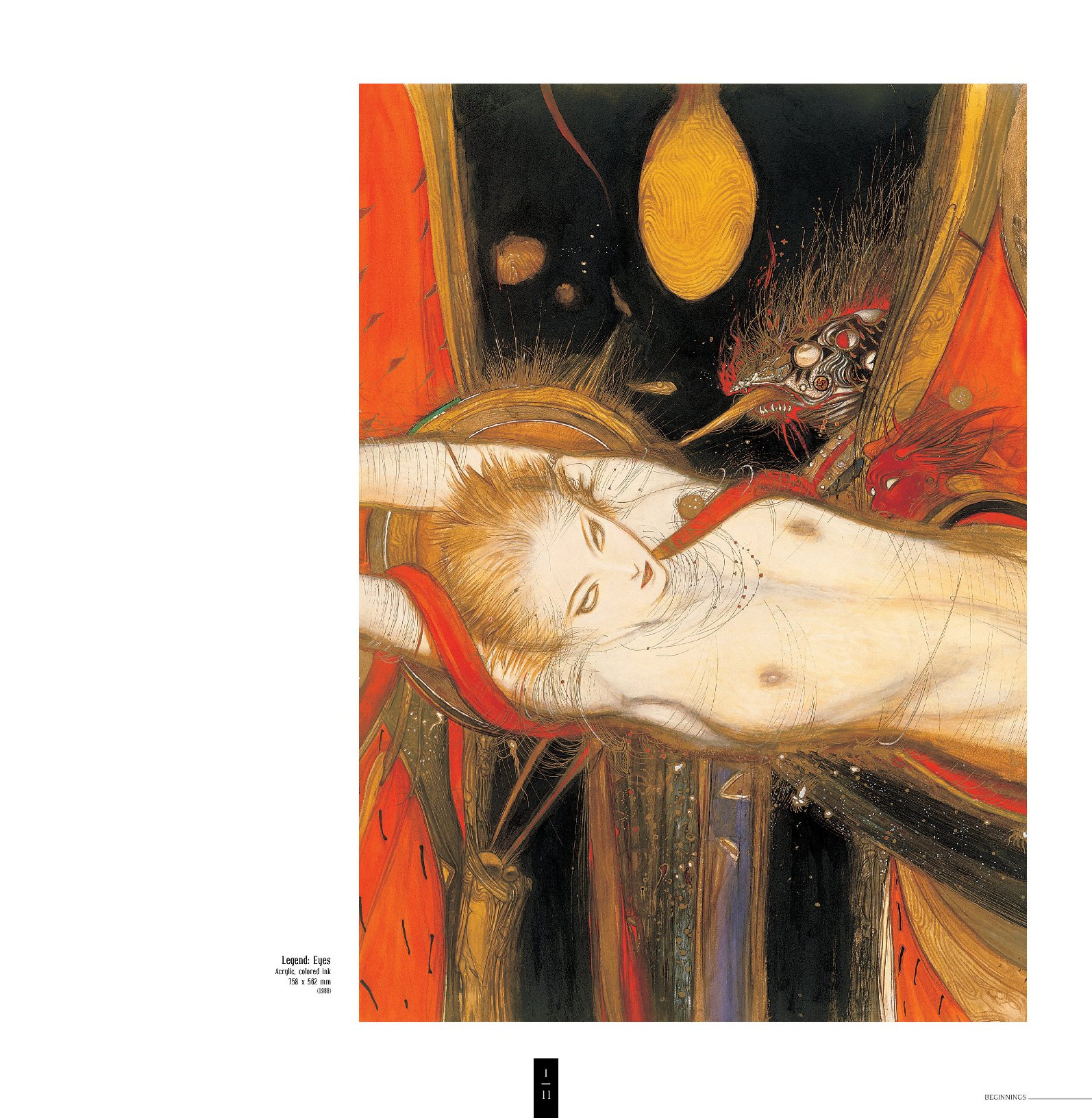 Yoshitaka Amano — The Eyes — Worlds of Amano