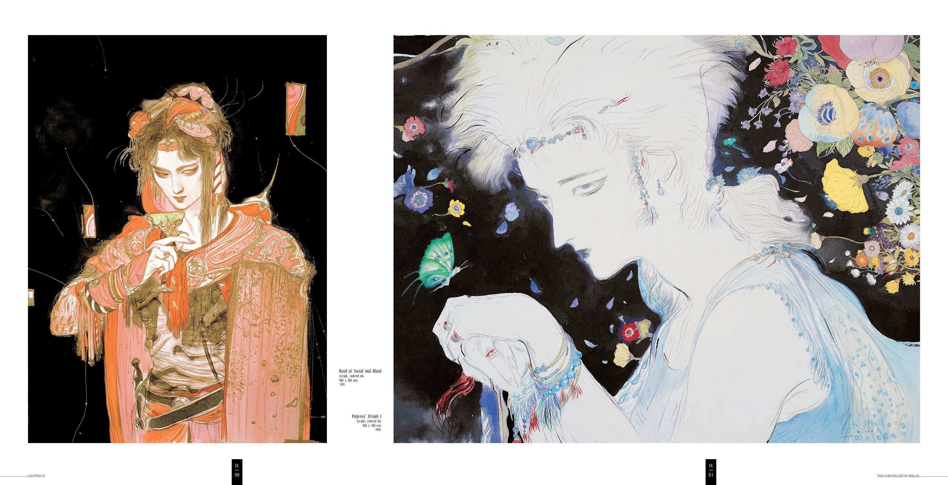 Yoshitaka Amano — Dream of Flowers and Night — Worlds of Amano