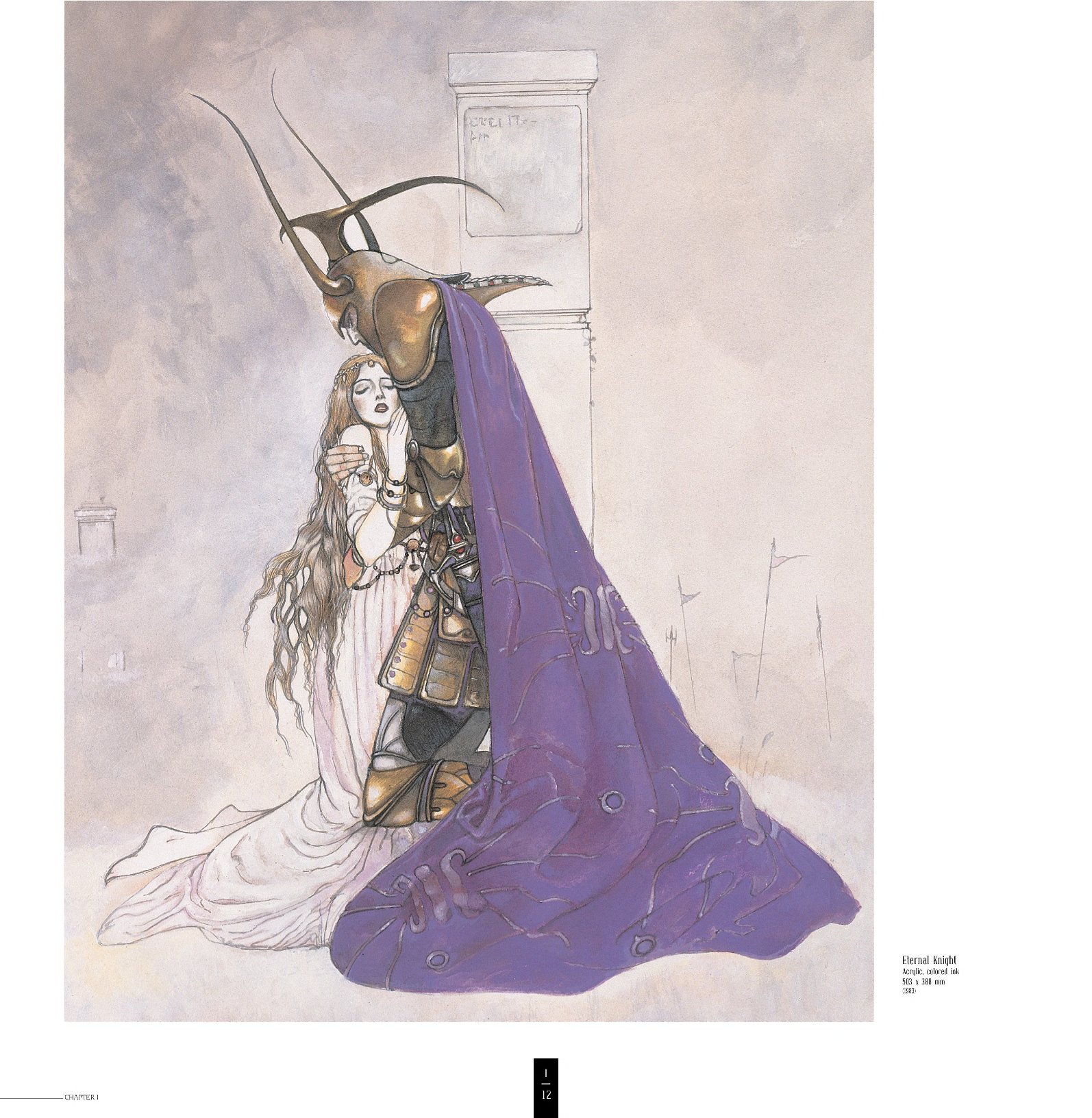 Yoshitaka Amano — Chevalier Éternel — Worlds of Amano
