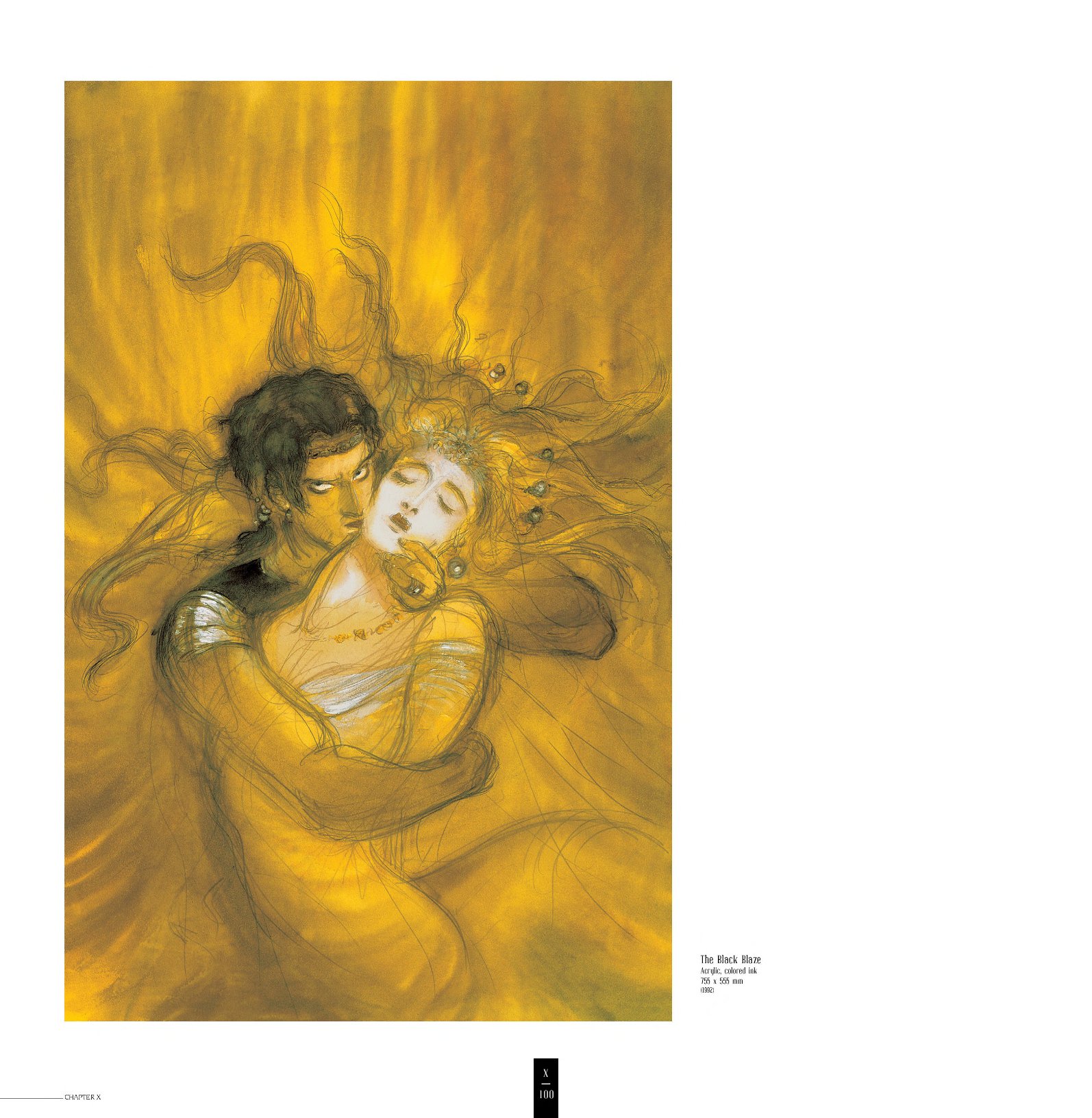 Yoshitaka Amano — The Black Blaze — Worlds of Amano