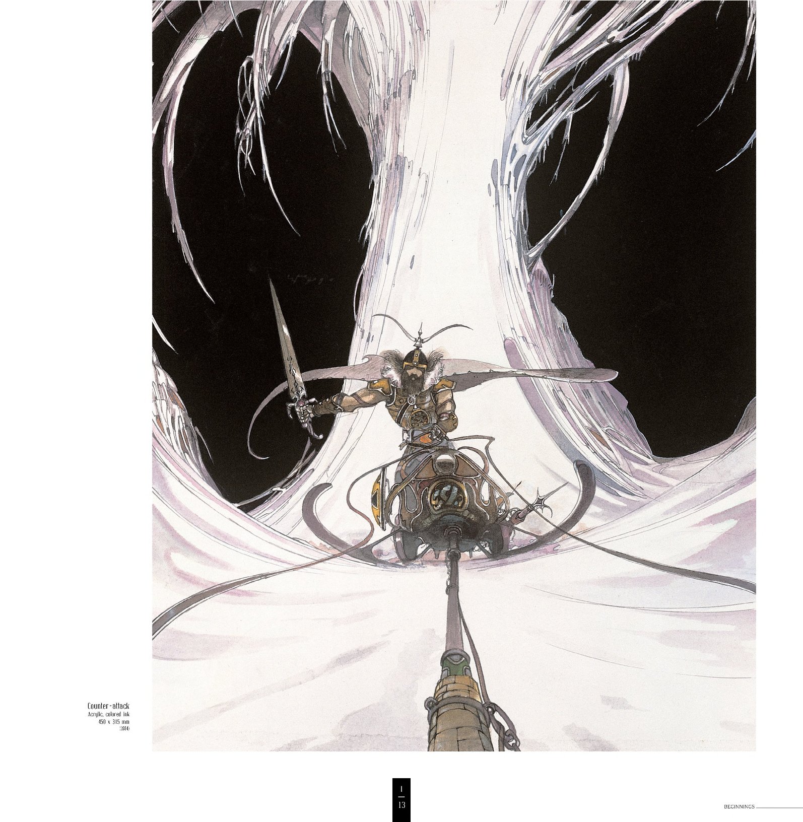 Yoshitaka Amano — Counter-attack — Worlds of Amano