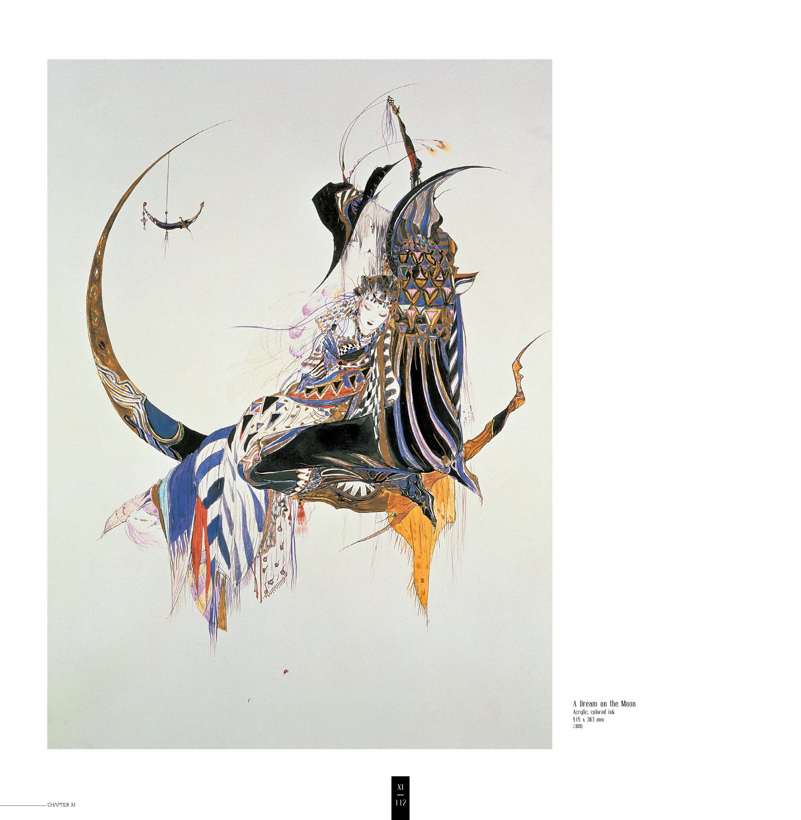 Yoshitaka Amano — A Dream on the Moon — Worlds of Amano