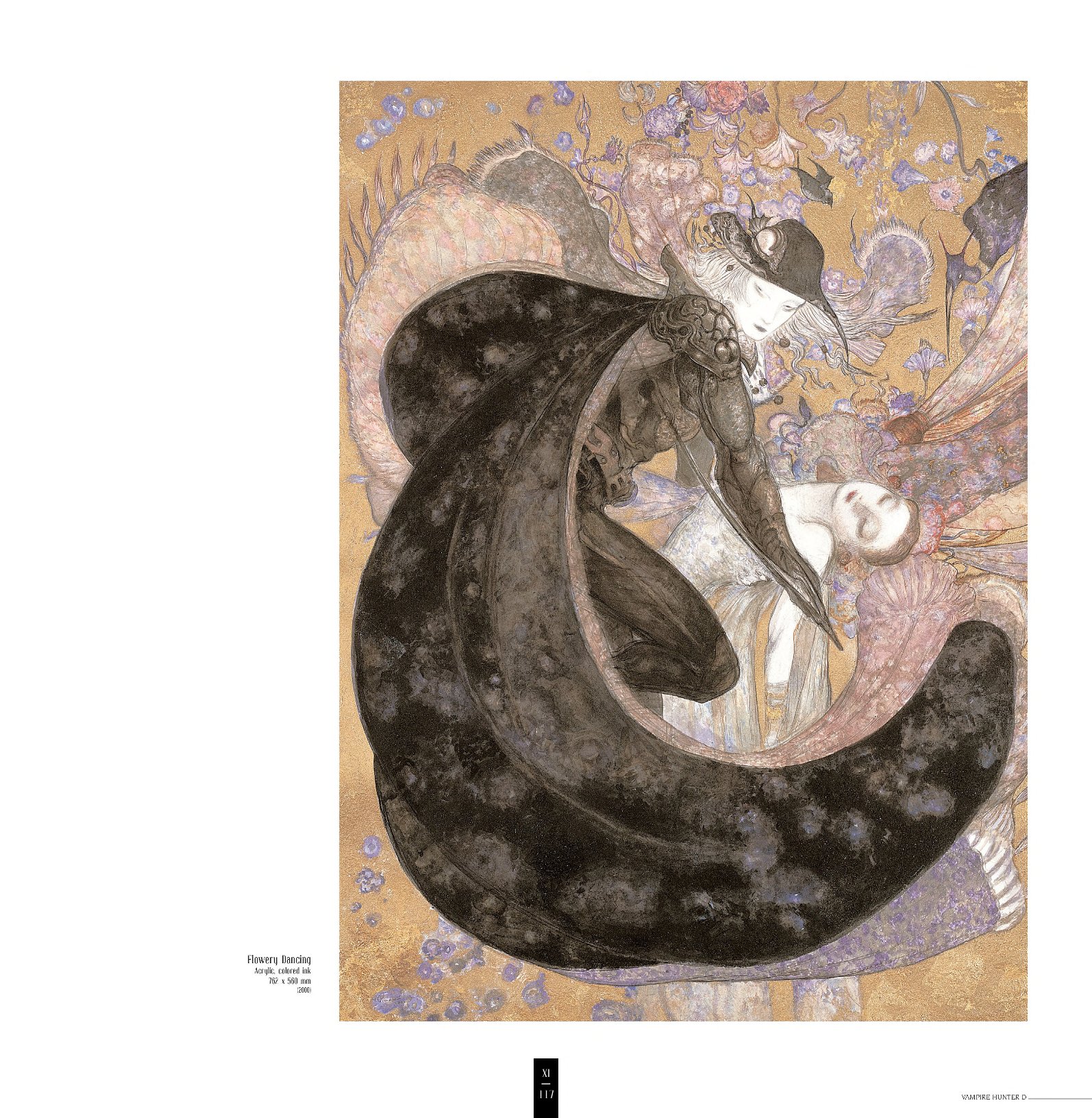 Yoshitaka Amano — Flowerly Dancing — Worlds of Amano