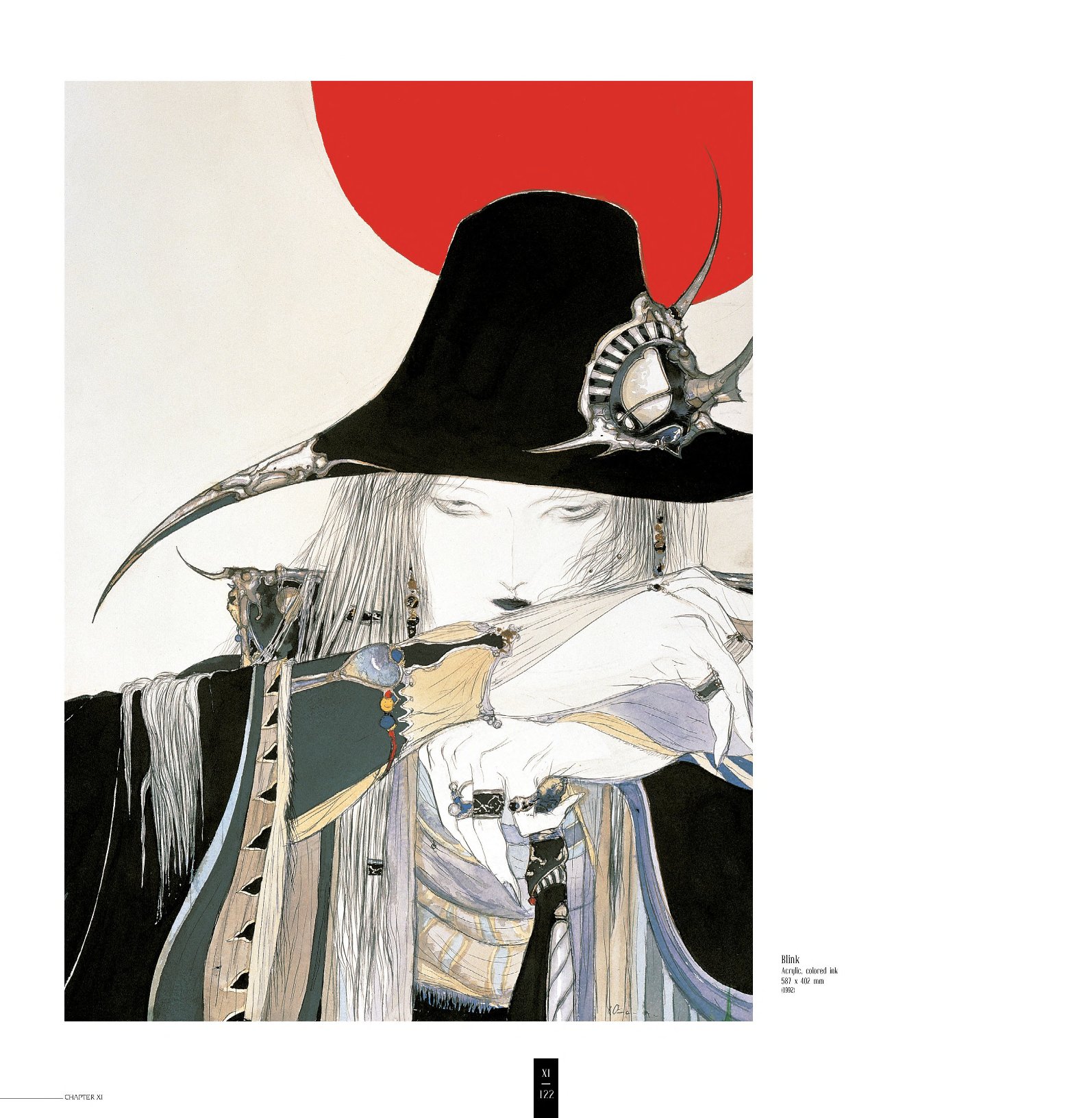 Yoshitaka Amano — The Black Hat Warrior — Worlds of Amano