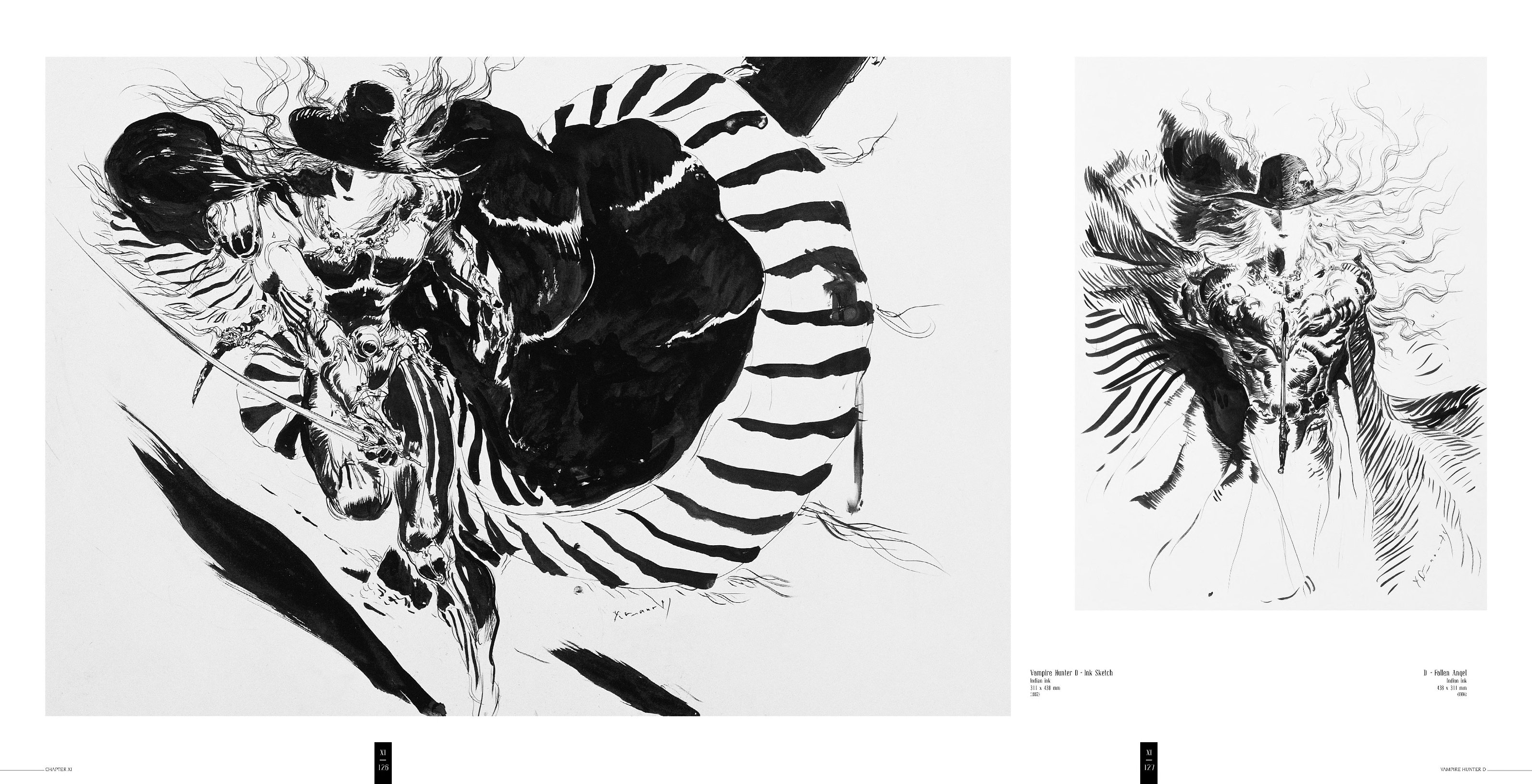 Yoshitaka Amano — Vampire Hunter — Worlds of Amano