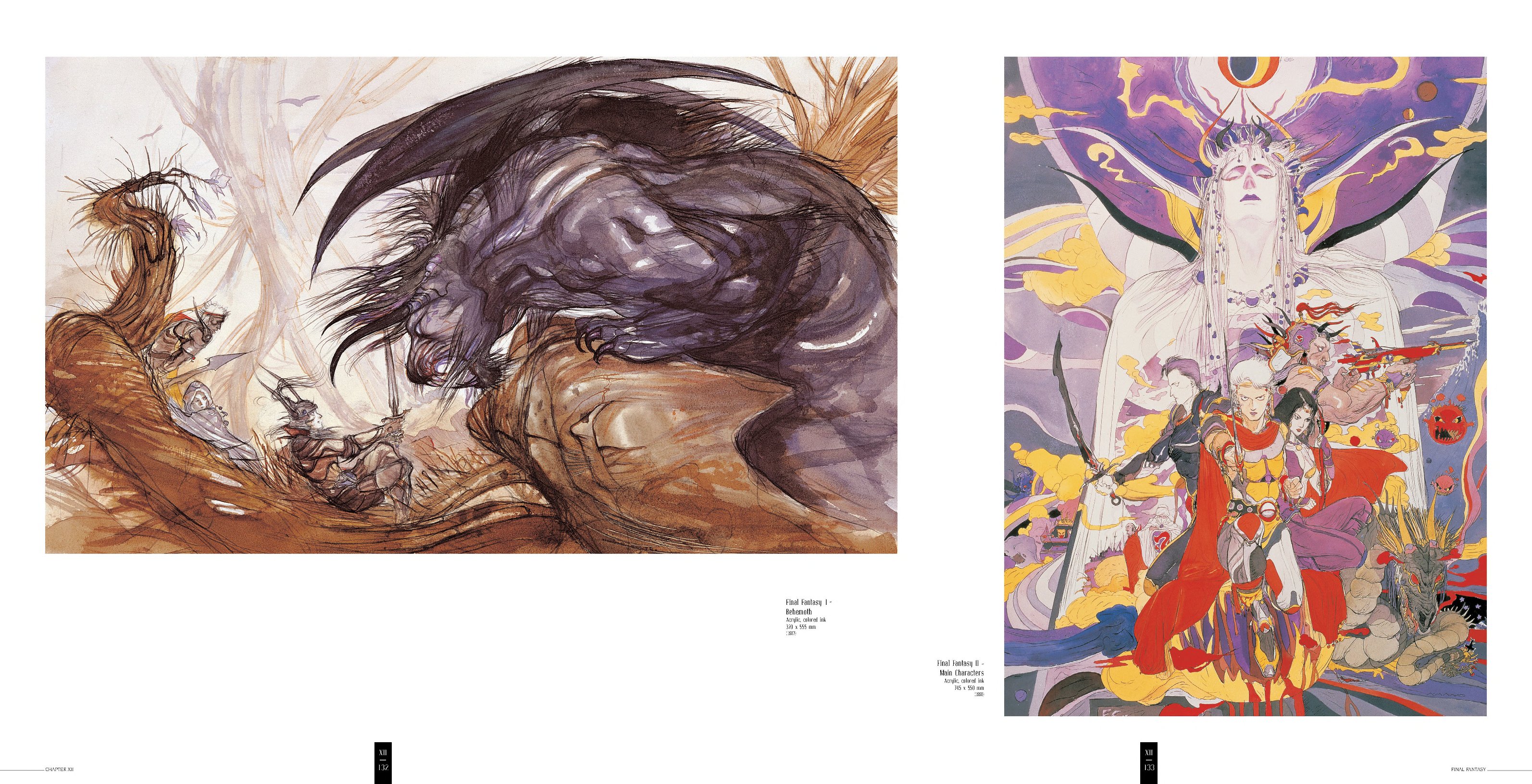 Yoshitaka Amano — Final Fantasy Monsters and Heroes — Worlds of Amano
