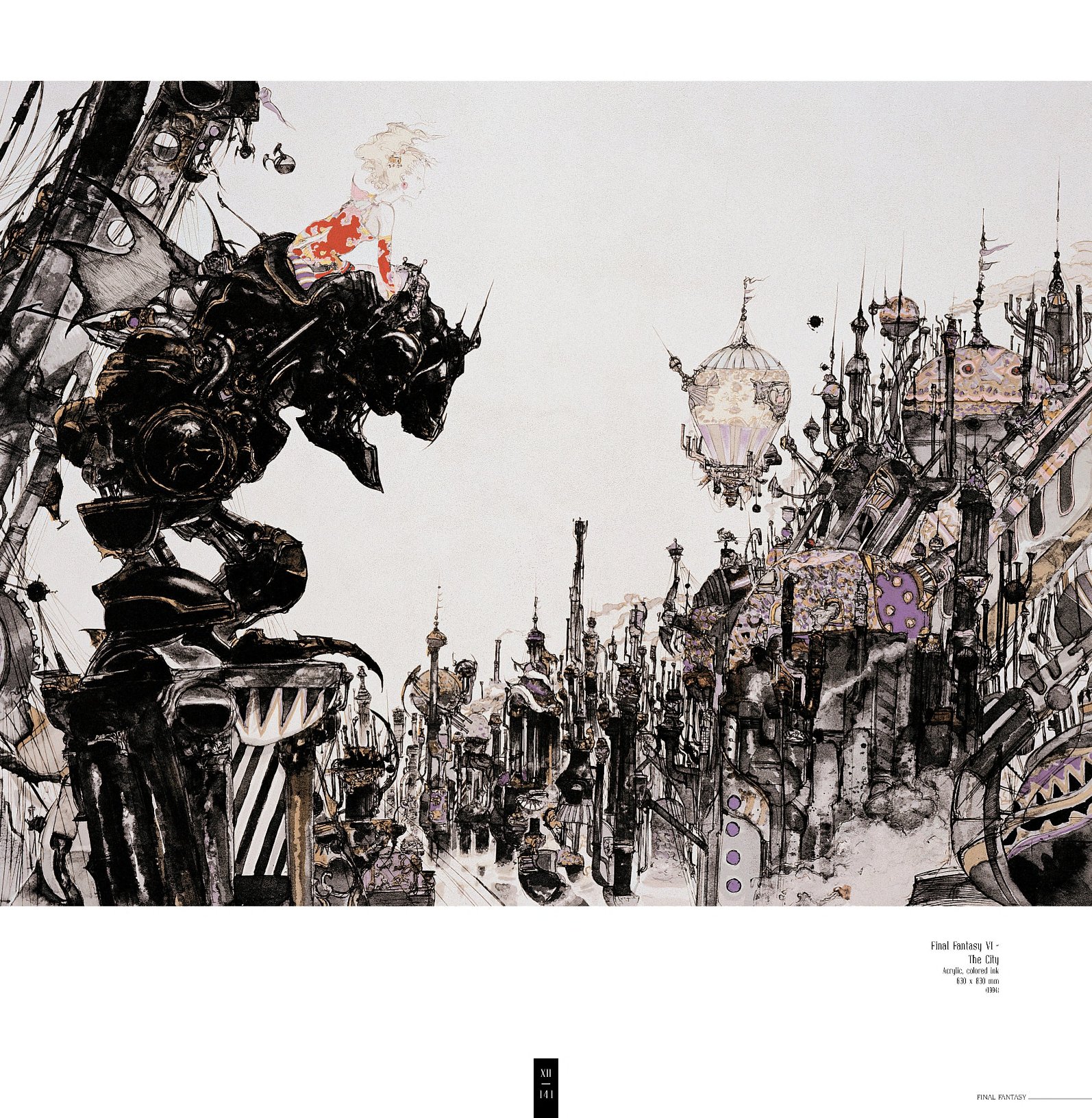 Yoshitaka Amano — The Mechanical Dream City — Worlds of Amano